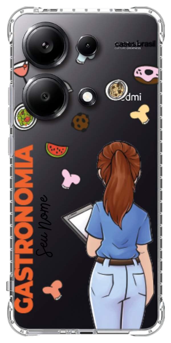Capinha para celular Gastronomia - Profissão Com Nome