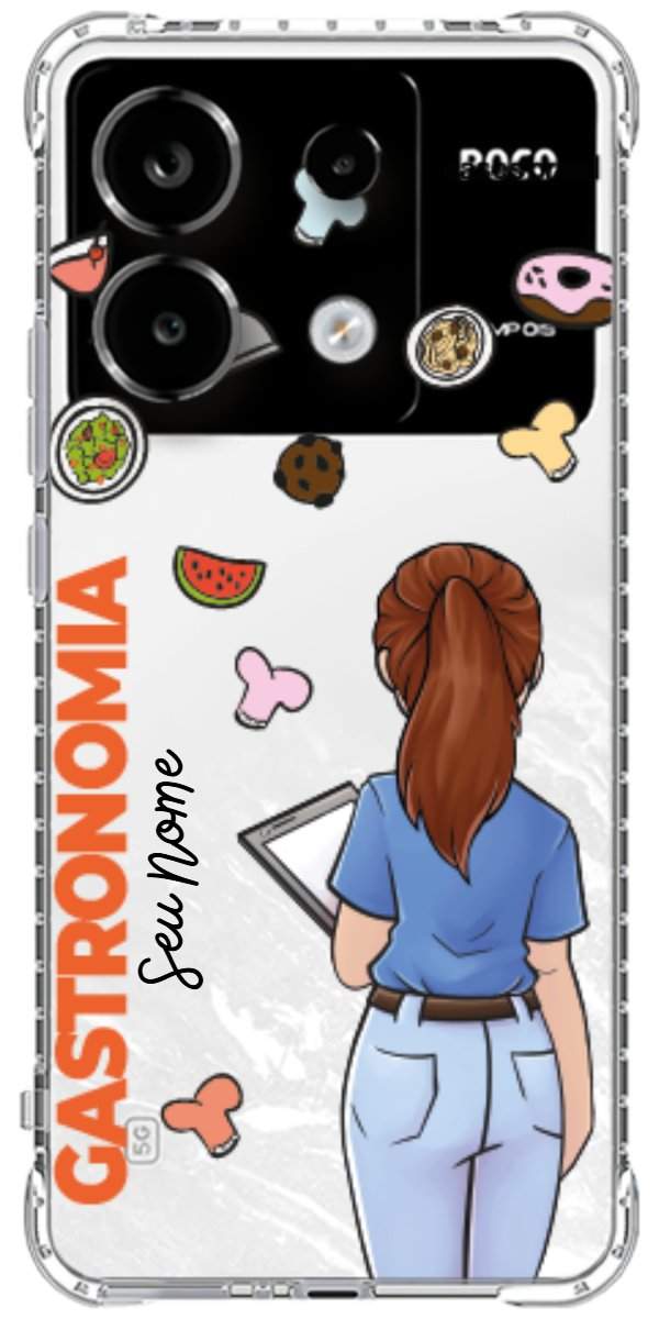 Capinha para celular Gastronomia - Profissão Com Nome