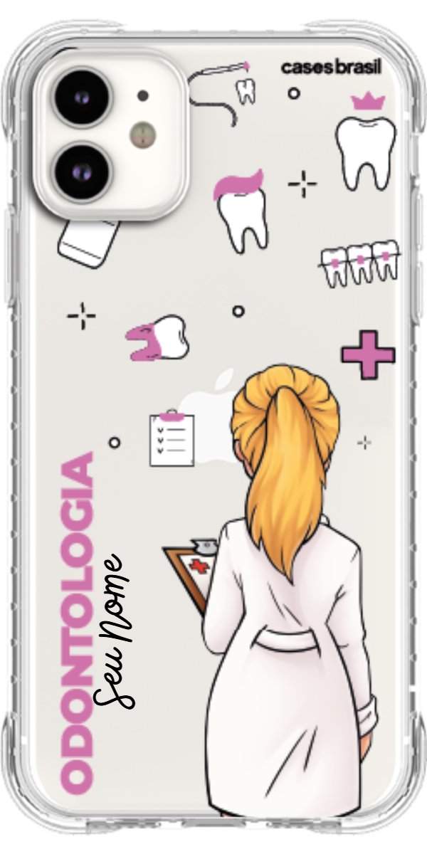 Capinha para Celular Odontologia - Boneca Profissão
