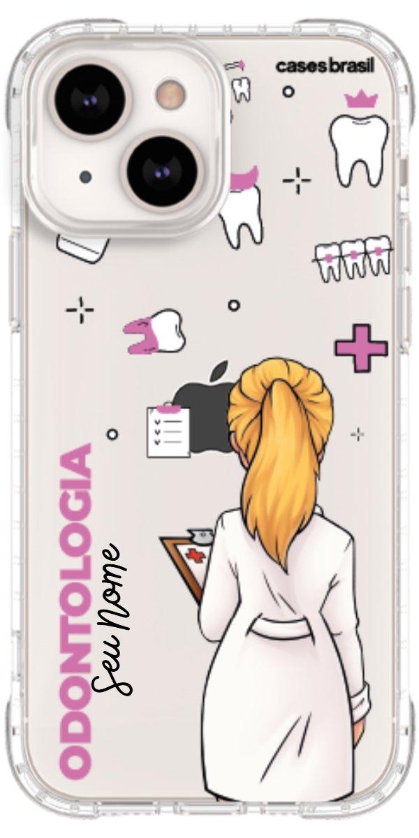Capinha para Celular Odontologia - Profissão Com Nome