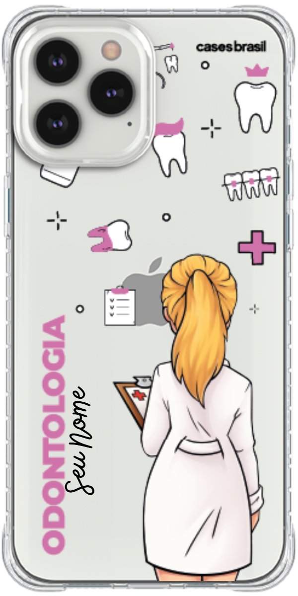 Capinha para Celular Odontologia - Profissão Com Nome