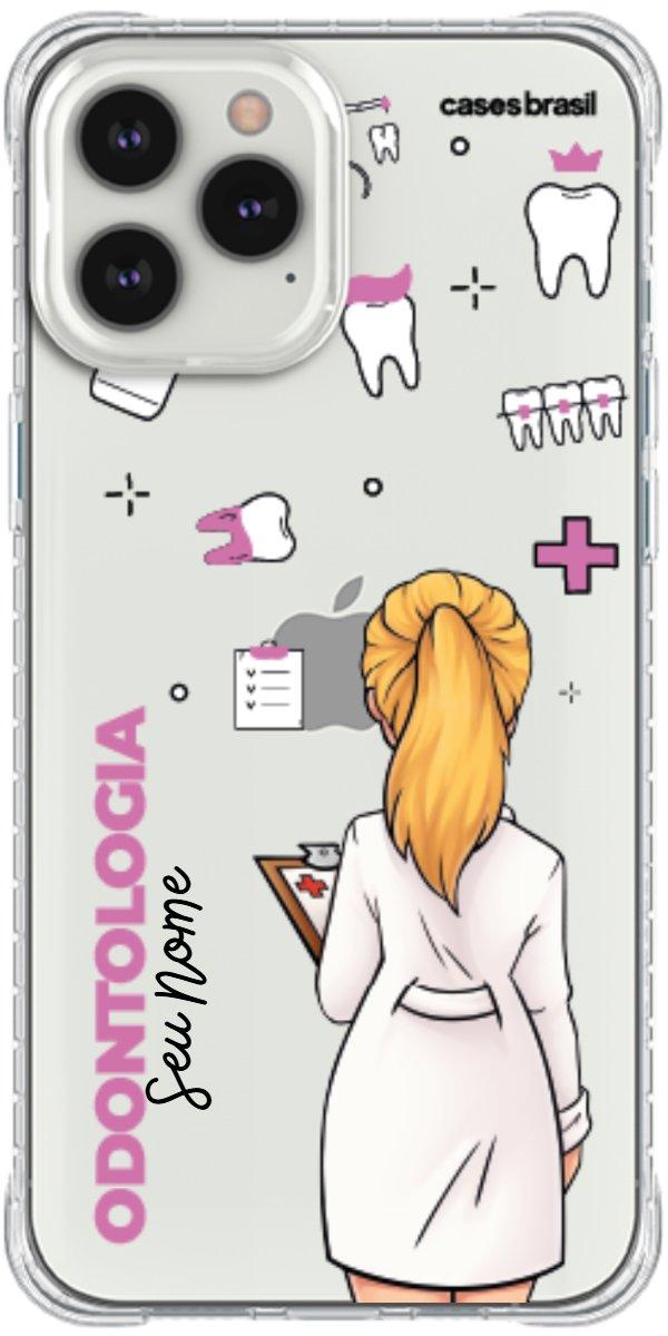Capinha para Celular Odontologia - Profissão Com Nome