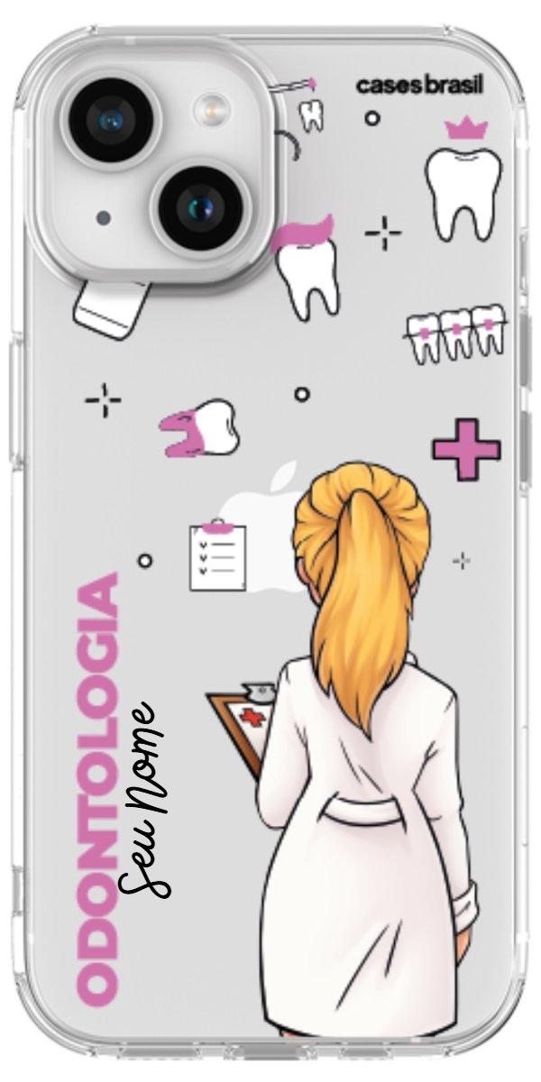 Capinha para Celular Odontologia - Profissão Com Nome