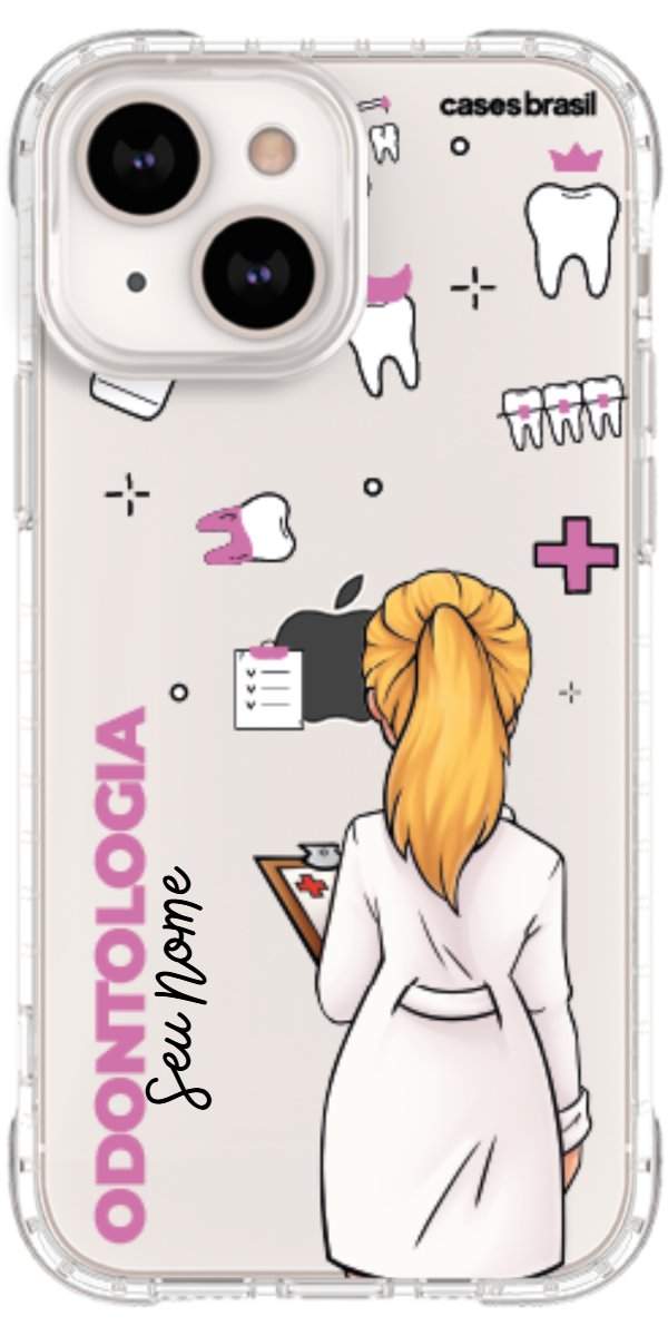 Capinha para Celular Odontologia - Boneca Profissão