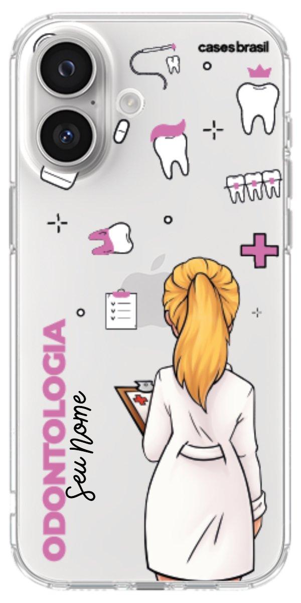 Capinha para Celular Odontologia - Profissão Com Nome