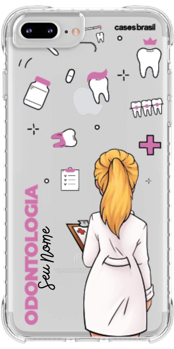 Capinha para Celular Odontologia - Profissão Com Nome