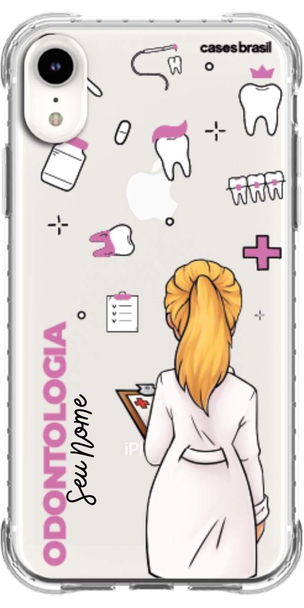 Capinha para Celular Odontologia - Profissão Com Nome