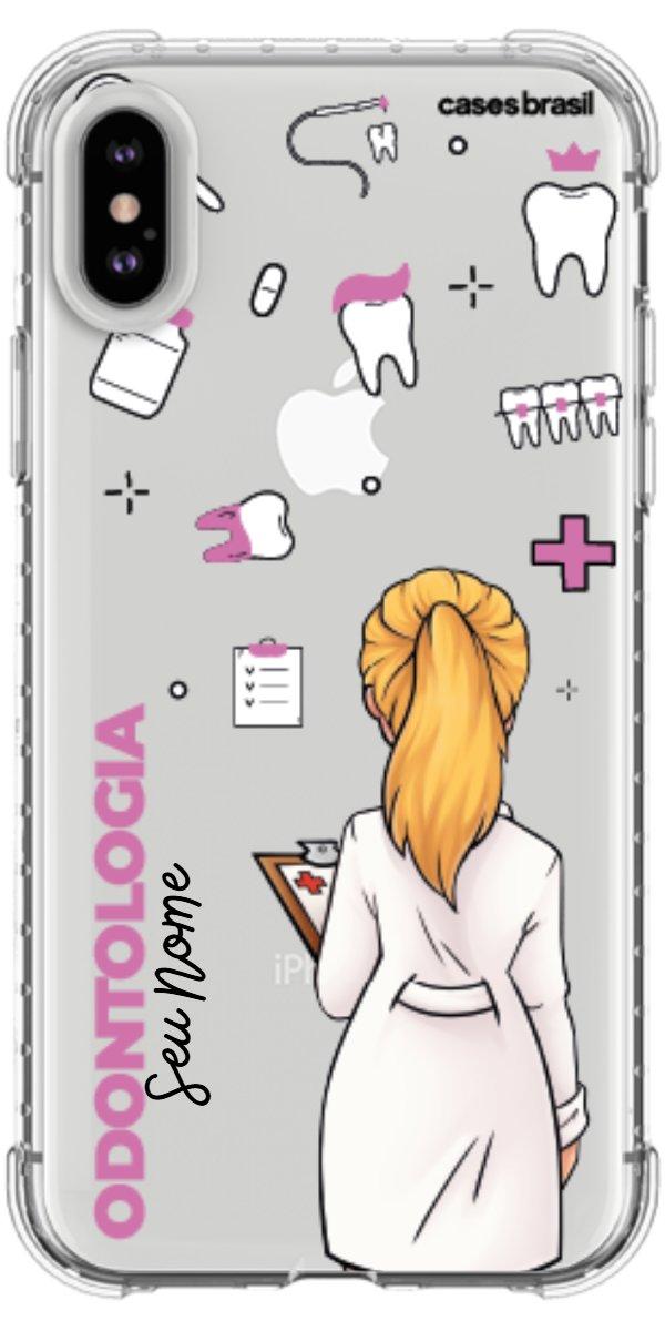 Capinha para Celular Odontologia - Profissão Com Nome