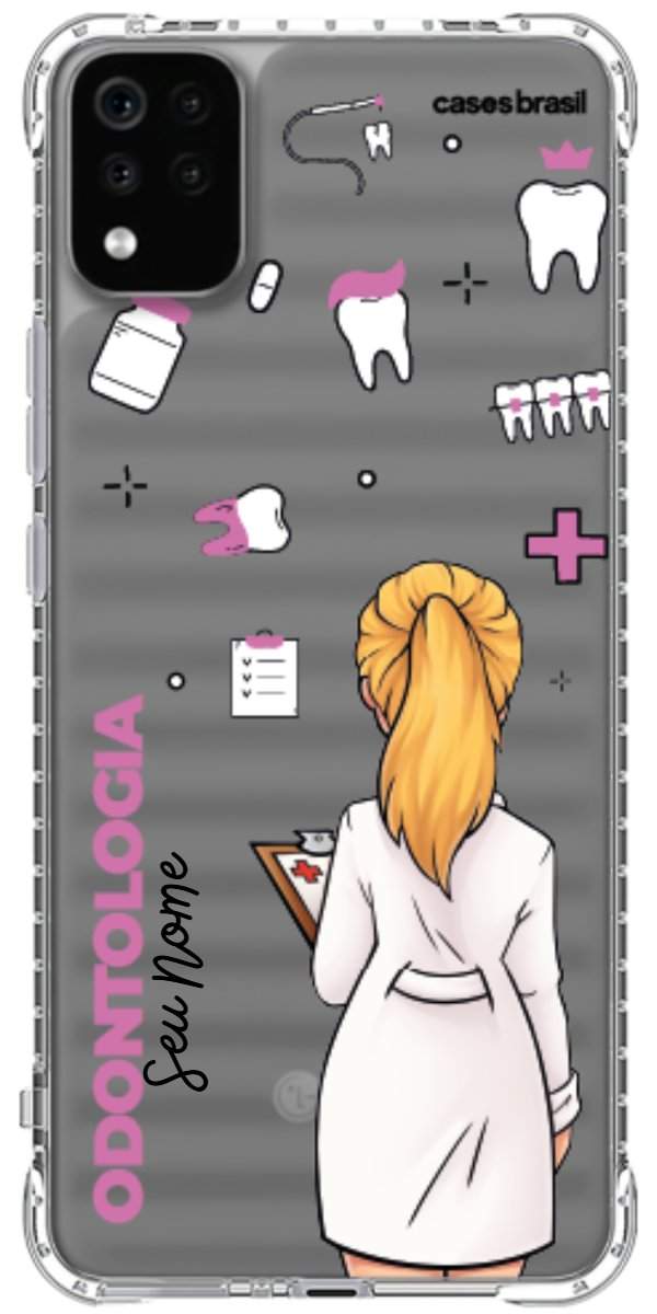 Capinha para Celular Odontologia - Profissão Com Nome