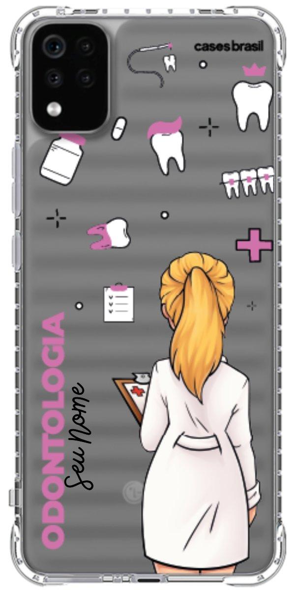 Capinha para Celular Odontologia - Profissão Com Nome