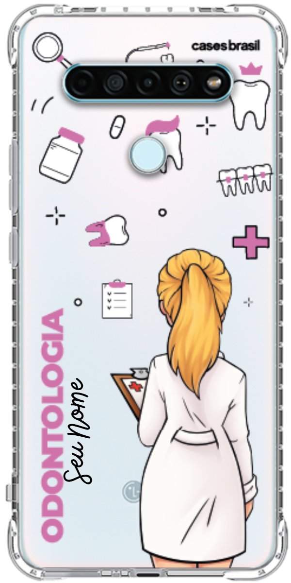 Capinha para Celular Odontologia - Boneca Profissão