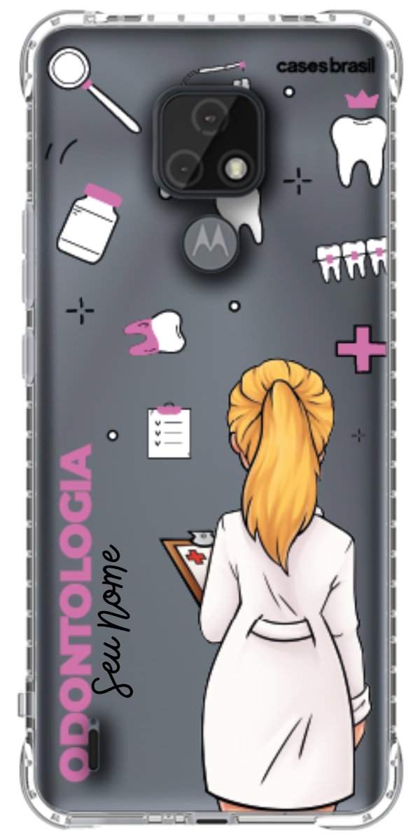 Capinha para Celular Odontologia - Profissão Com Nome