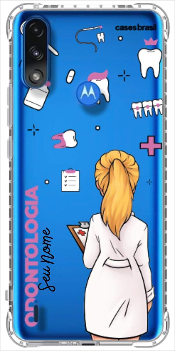 Capinha para Celular Odontologia - Profissão Com Nome