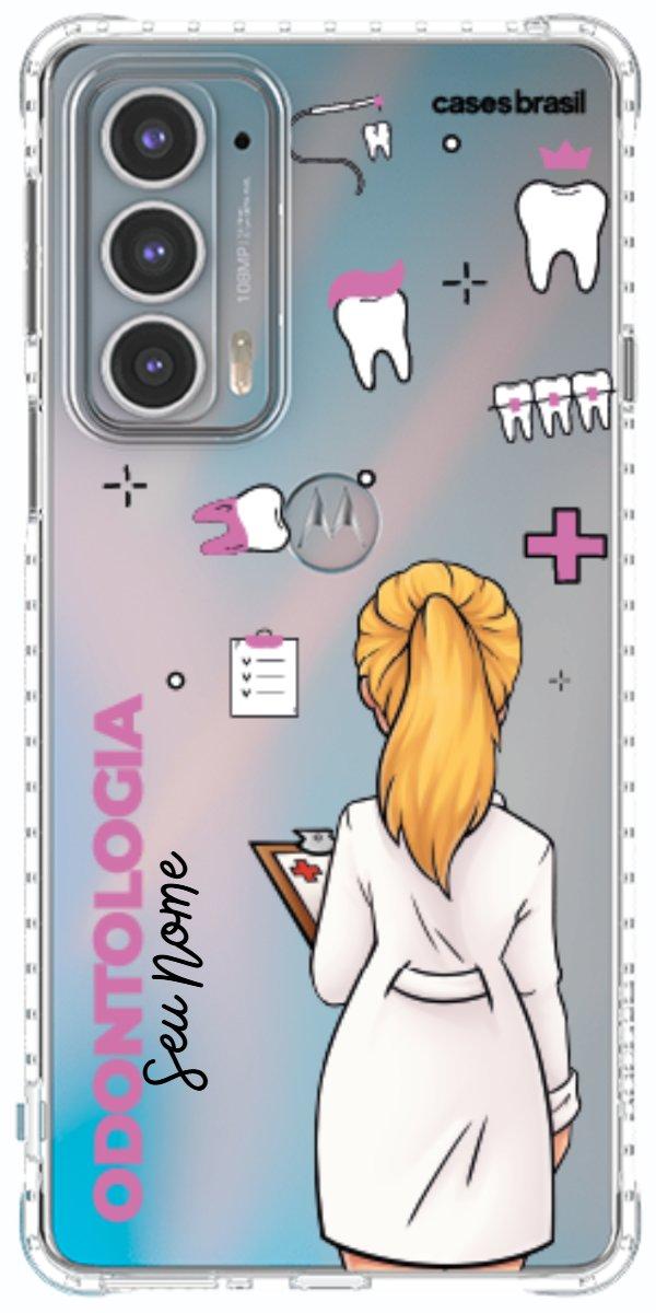 Capinha para Celular Odontologia - Profissão Com Nome