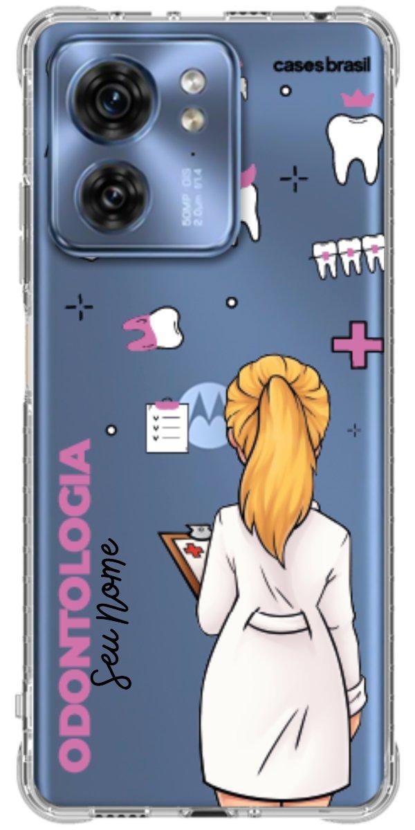 Capinha para Celular Odontologia - Profissão Com Nome