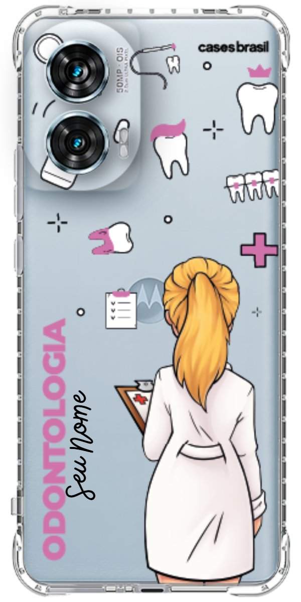 Capinha para Celular Odontologia - Boneca Profissão
