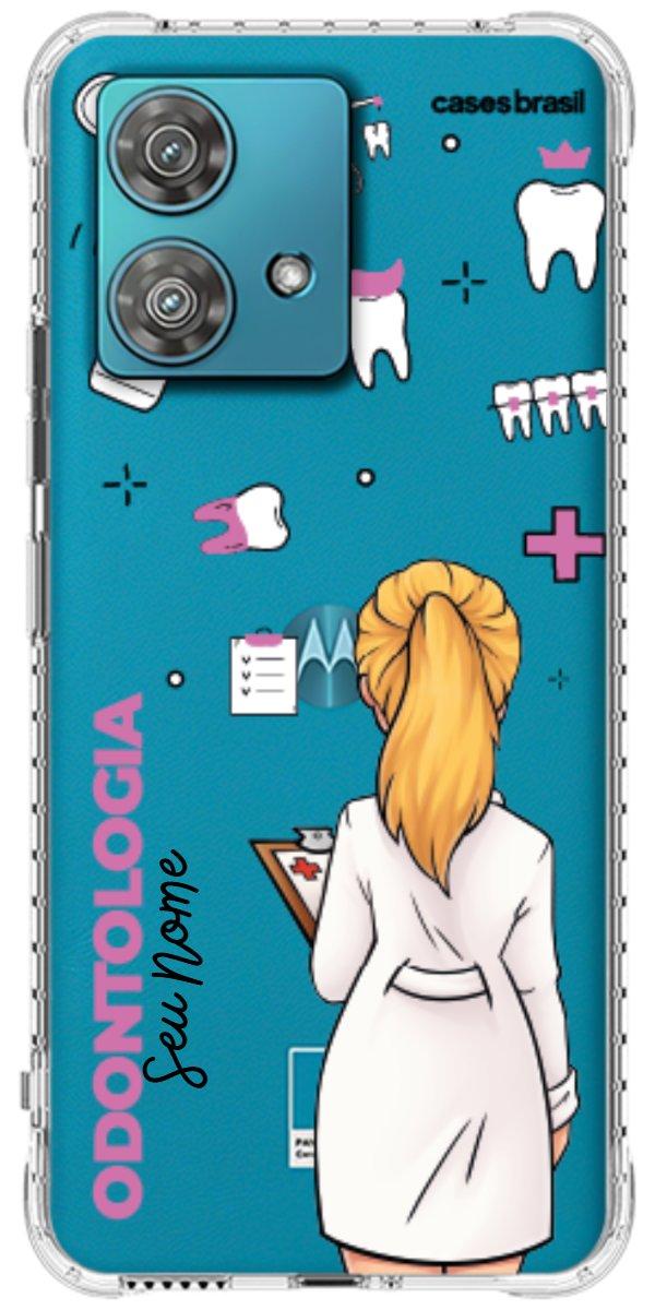 Capinha para Celular Odontologia - Profissão Com Nome