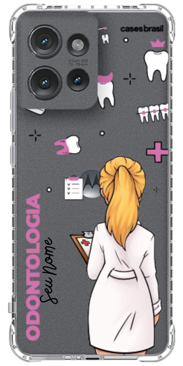 Capinha para Celular Odontologia - Boneca Profissão