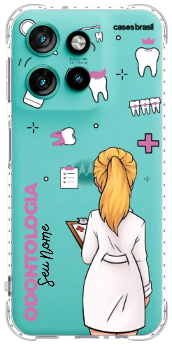 Capinha para Celular Odontologia - Boneca Profissão