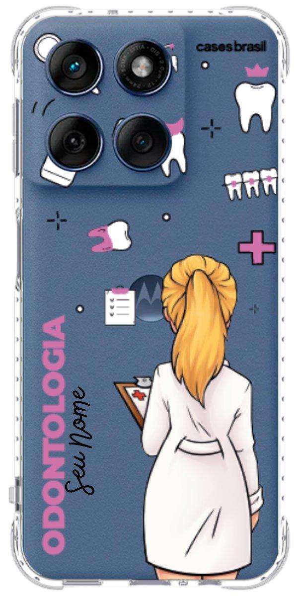 Capinha para Celular Odontologia - Profissão Com Nome