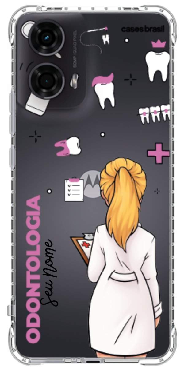 Capinha para Celular Odontologia - Boneca Profissão