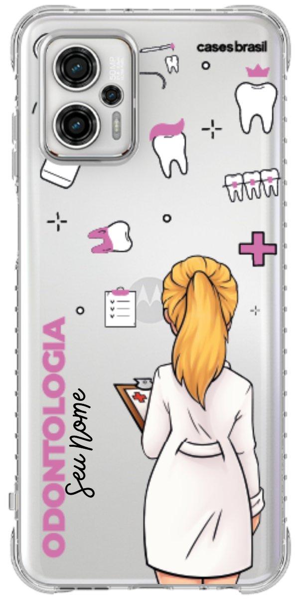 Capinha para Celular Odontologia - Profissão Com Nome