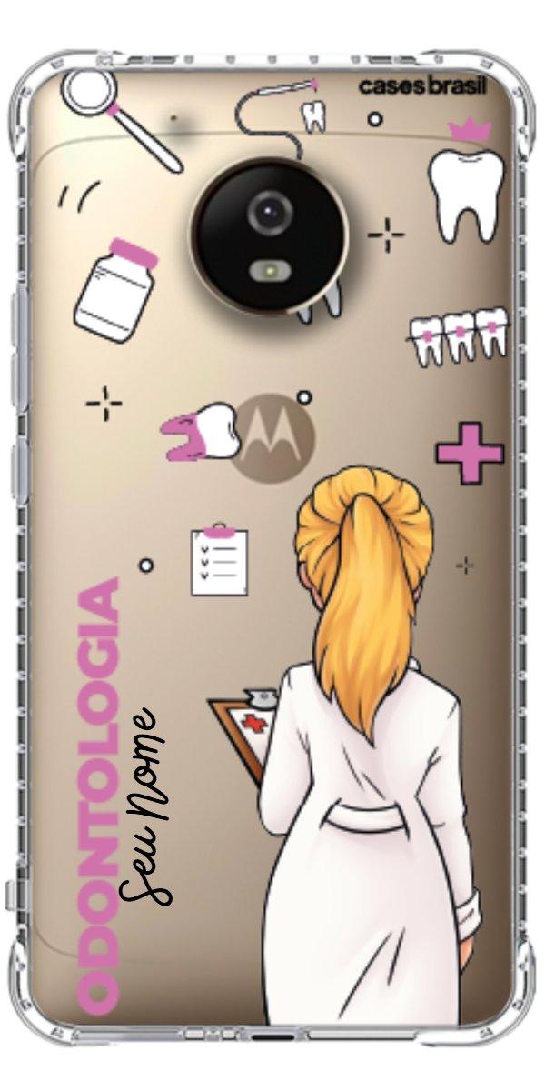 Capinha para Celular Odontologia - Profissão Com Nome