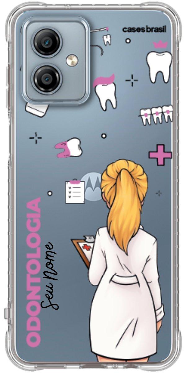 Capinha para Celular Odontologia - Profissão Com Nome