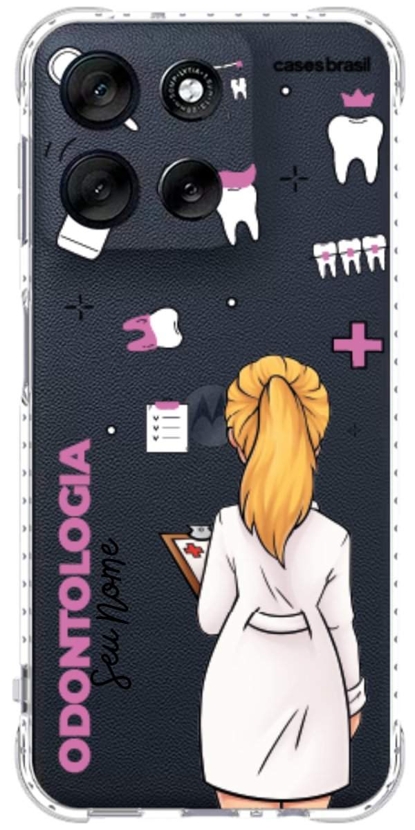 Capinha para Celular Odontologia - Boneca Profissão