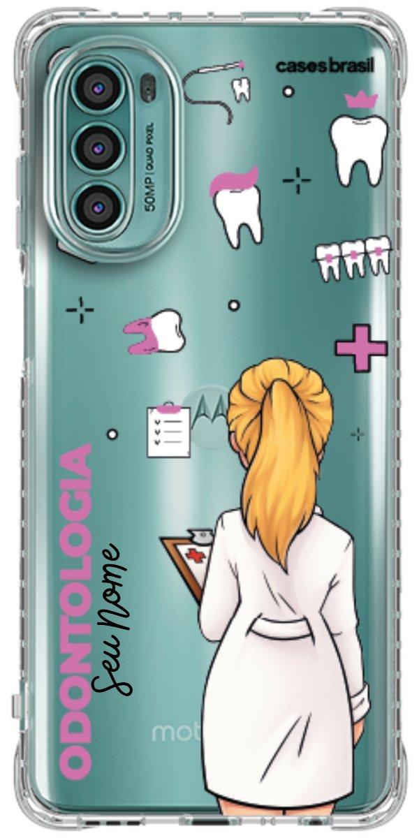 Capinha para Celular Odontologia - Profissão Com Nome