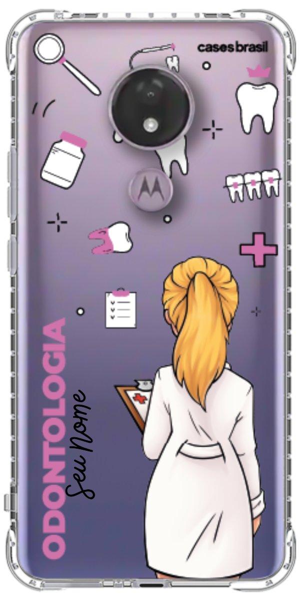 Capinha para Celular Odontologia - Profissão Com Nome