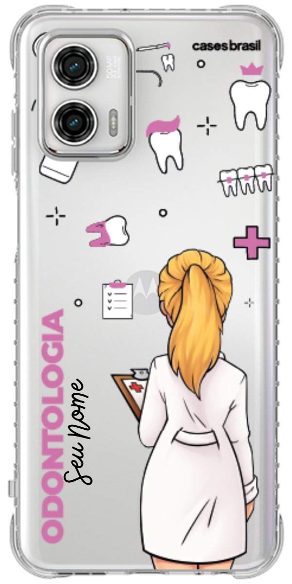 Capinha para Celular Odontologia - Profissão Com Nome