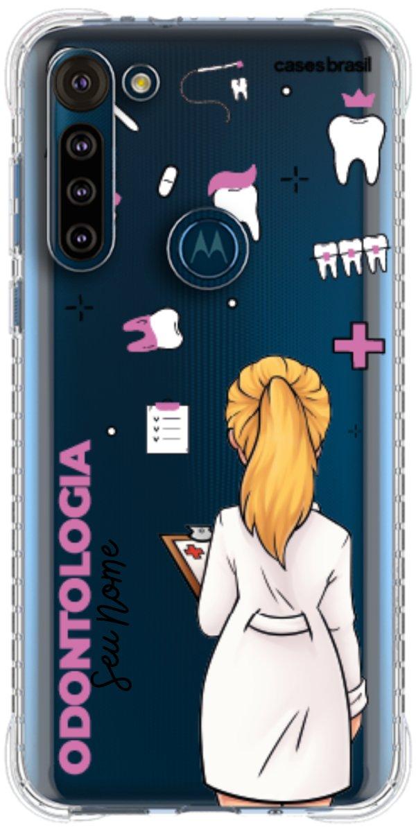 Capinha para Celular Odontologia - Profissão Com Nome