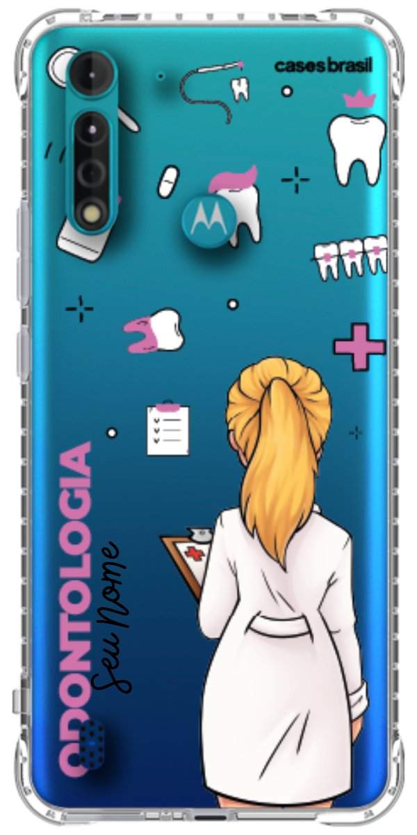 Capinha para Celular Odontologia - Profissão Com Nome