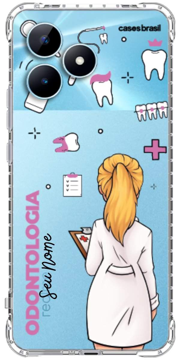 Capinha para Celular Odontologia - Boneca Profissão