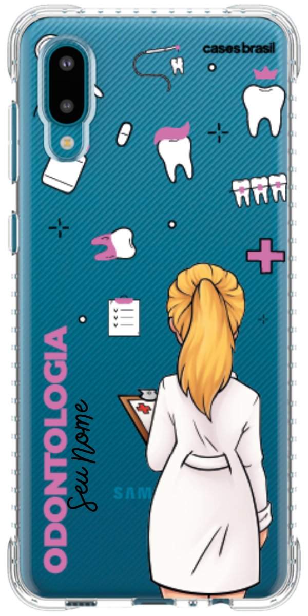 Capinha para Celular Odontologia - Profissão Com Nome