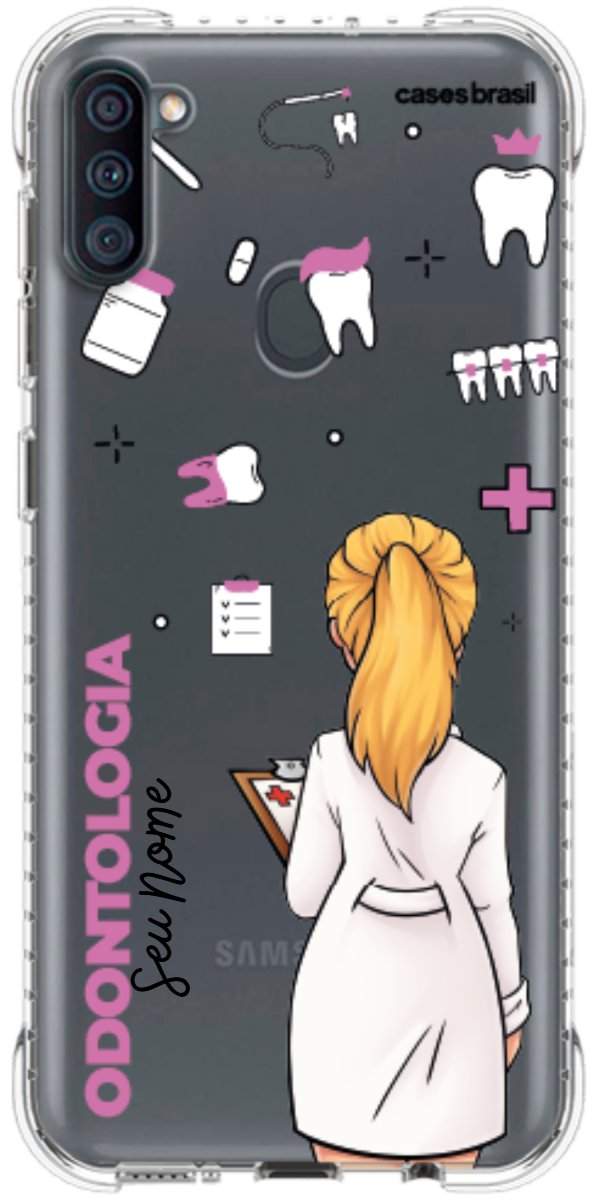 Capinha para Celular Odontologia - Profissão Com Nome