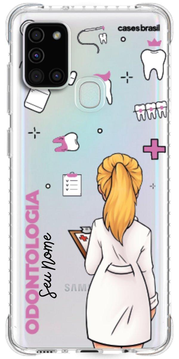 Capinha para Celular Odontologia - Profissão Com Nome
