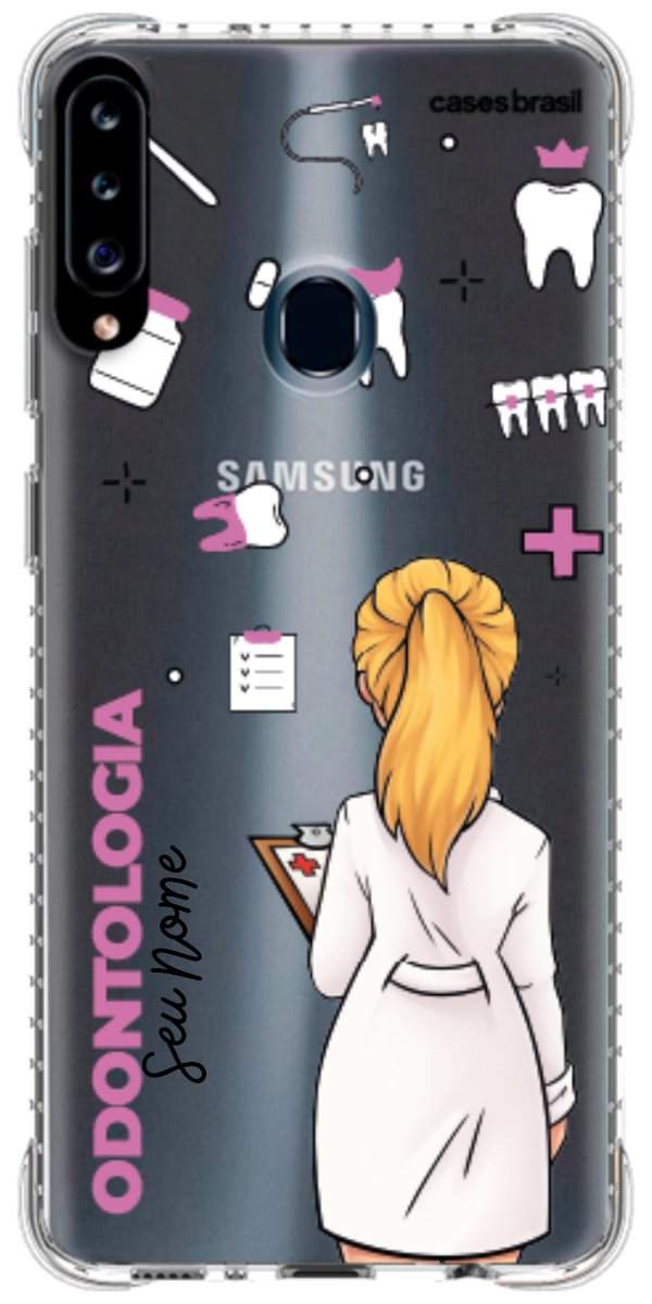 Capinha para Celular Odontologia - Profissão Com Nome