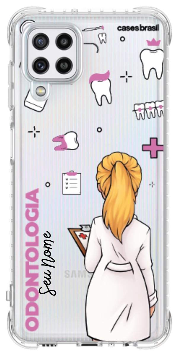 Capinha para Celular Odontologia - Profissão Com Nome
