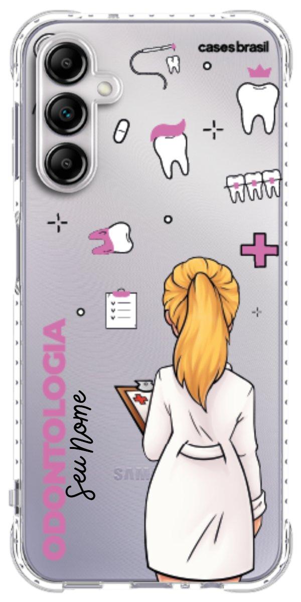 Capinha para Celular Odontologia - Profissão Com Nome