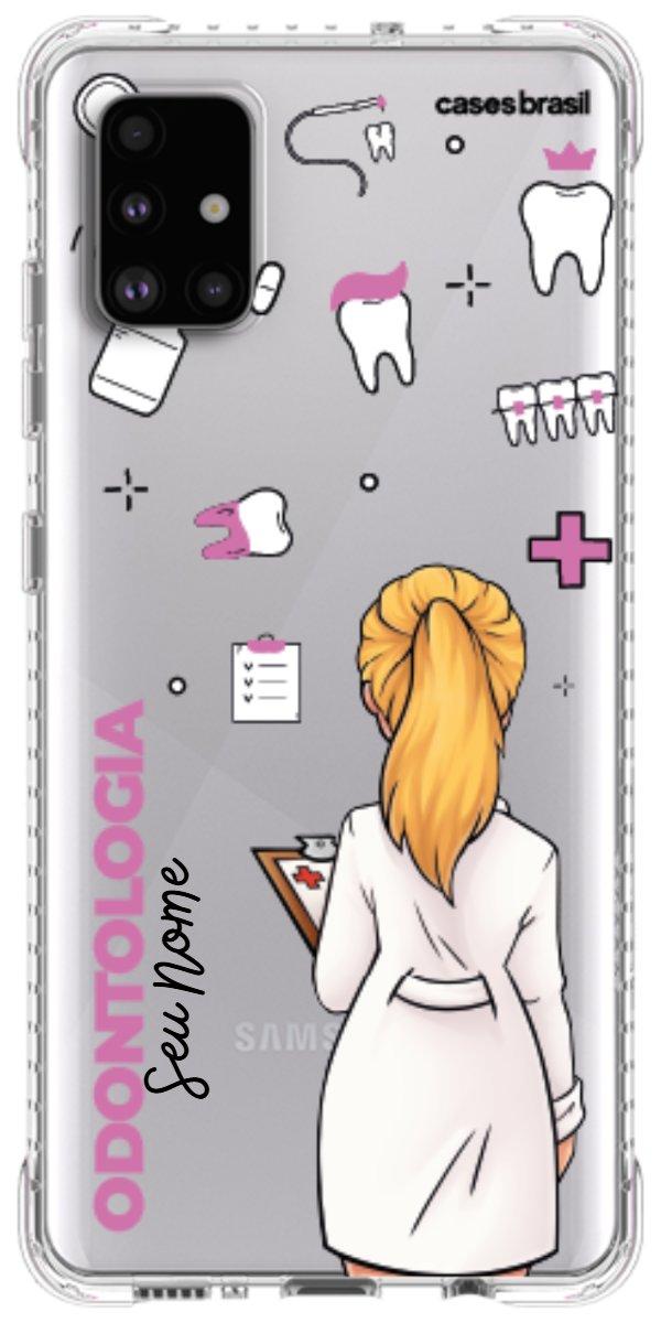 Capinha para Celular Odontologia - Profissão Com Nome