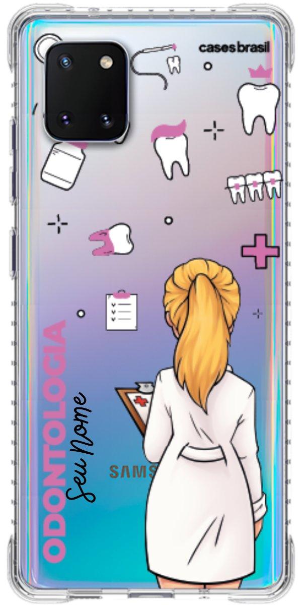 Capinha para Celular Odontologia - Profissão Com Nome