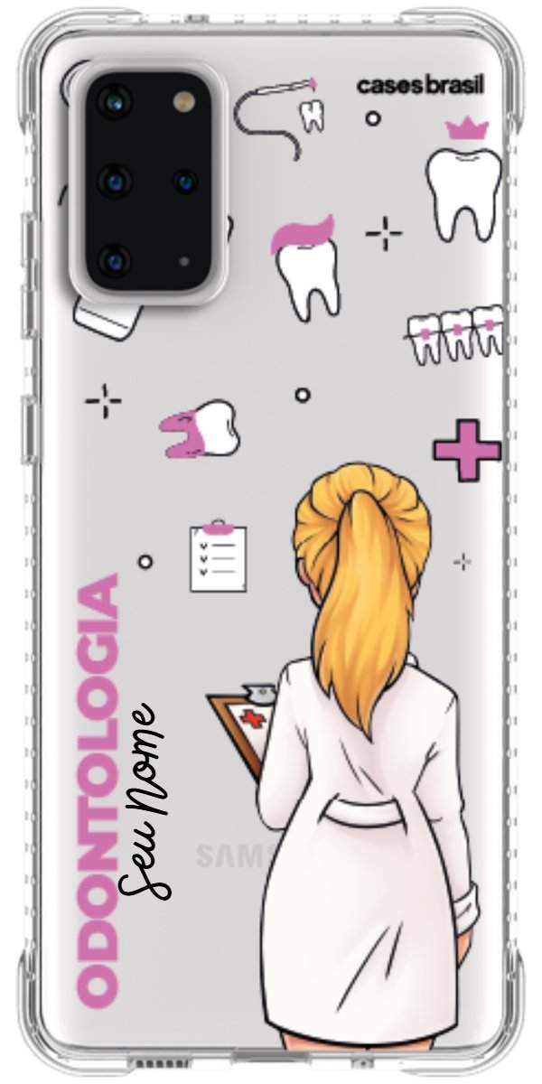 Capinha para Celular Odontologia - Profissão Com Nome