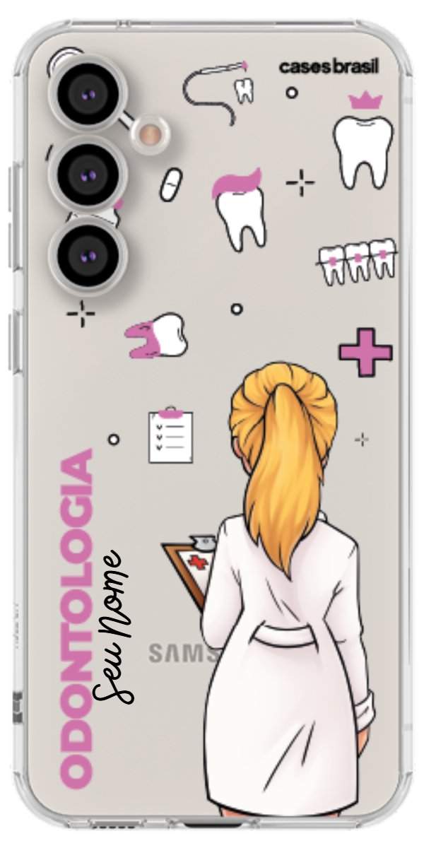 Capinha para Celular Odontologia - Boneca Profissão