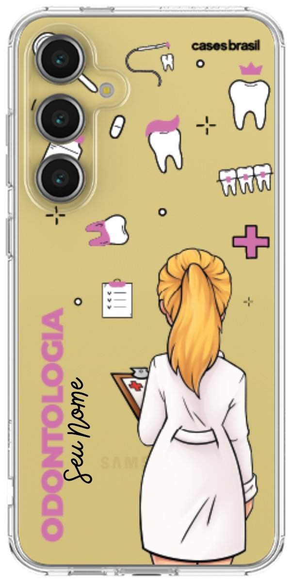 Capinha para Celular Odontologia - Boneca Profissão