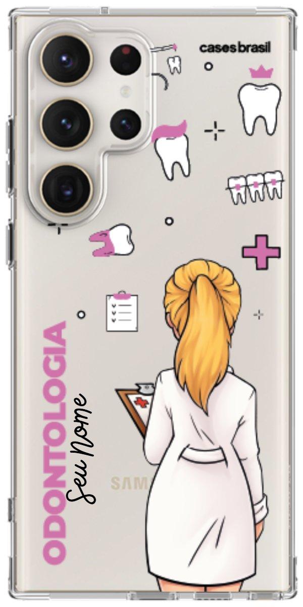 Capinha para Celular Odontologia - Profissão Com Nome