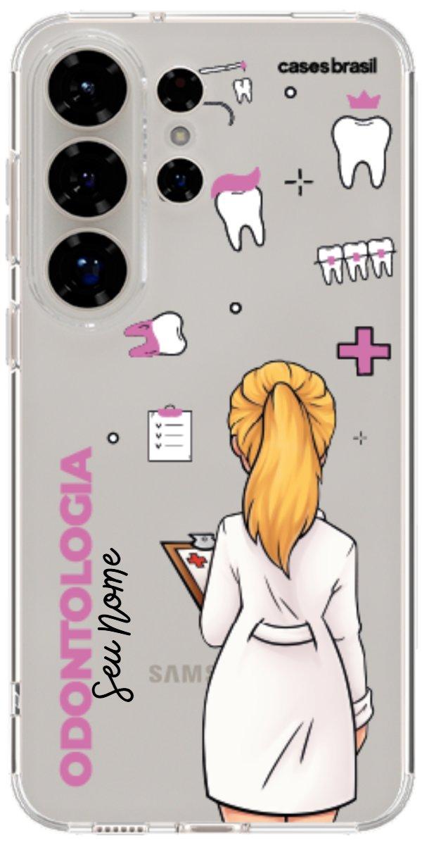 Capinha para Celular Odontologia - Profissão Com Nome