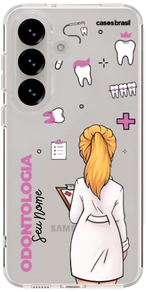 Capinha para Celular Odontologia - Boneca Profissão