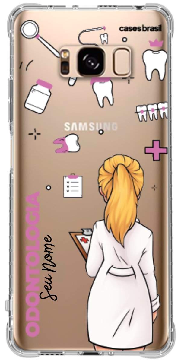 Capinha para Celular Odontologia - Profissão Com Nome